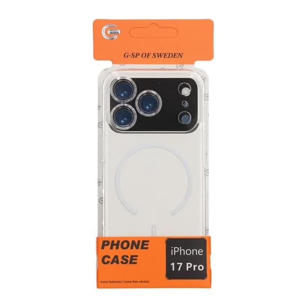 Magsafe Stødsikkert Cover til iPhone 17 Pro - Transparent