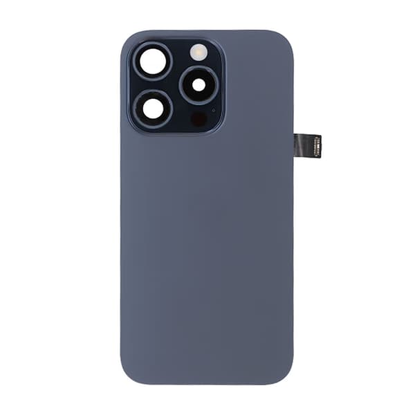 iPhone 15 Pro Bagglas Komplet OEM - Titanium Blå
