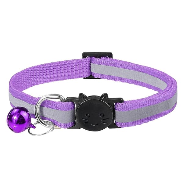 Pet Luminous Protective Cover Collar Purple