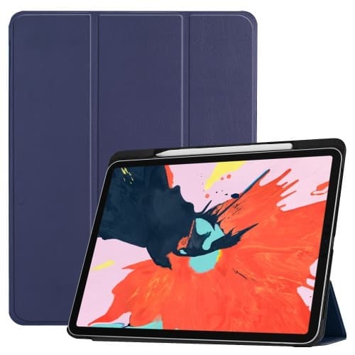 Tri-fold tablet-etui til iPad Pro 12.9\" (2018) - Mørkeblå