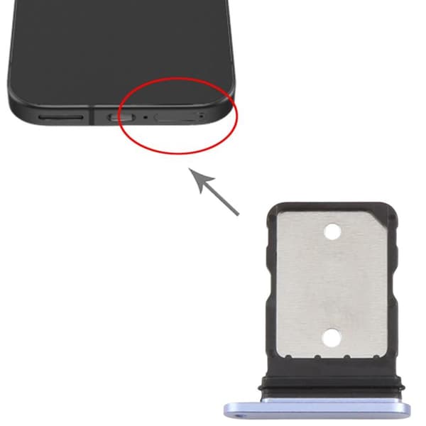 Google Pixel 9a SIM-kortholder - Lilla