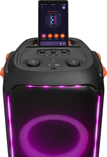 Original JBL PartyBox 710 Bluetooth Højttaler - Sort