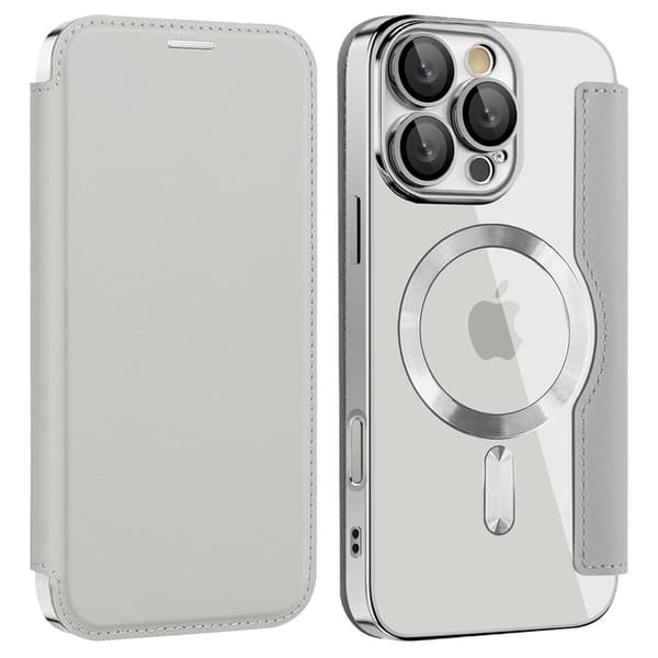 iPhone 16 Pro -kuori korttipaikoilla - Hopea