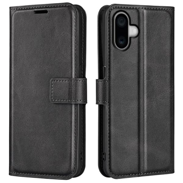 iPhone 16 -kuori korttipaikoilla - Musta