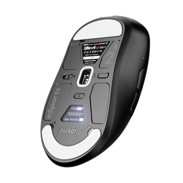 Pulsar Xlite V4 eS Medium trådløs gamingmus Sort - Ny stand