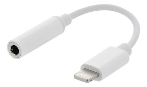 Epzi Adapter Lightning til AUX 3.5mm - Sølv