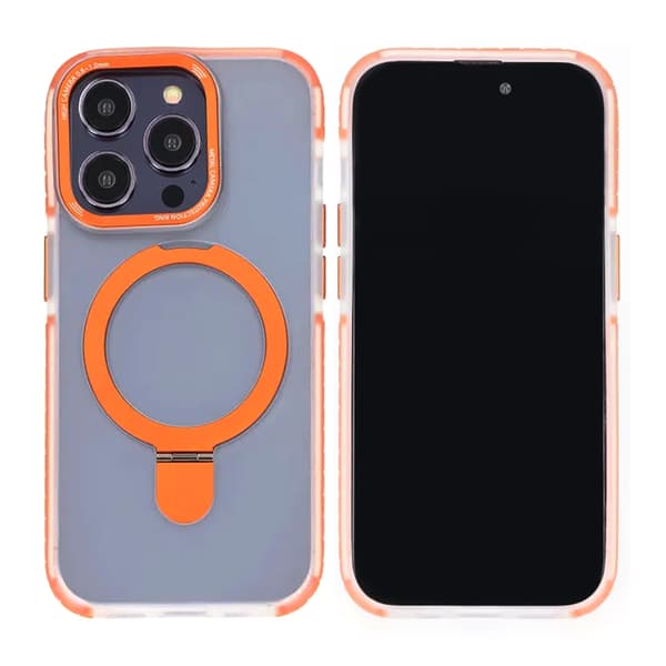 Kotelo Magsafe ja iPhone 15 Pro Max - Oranssi