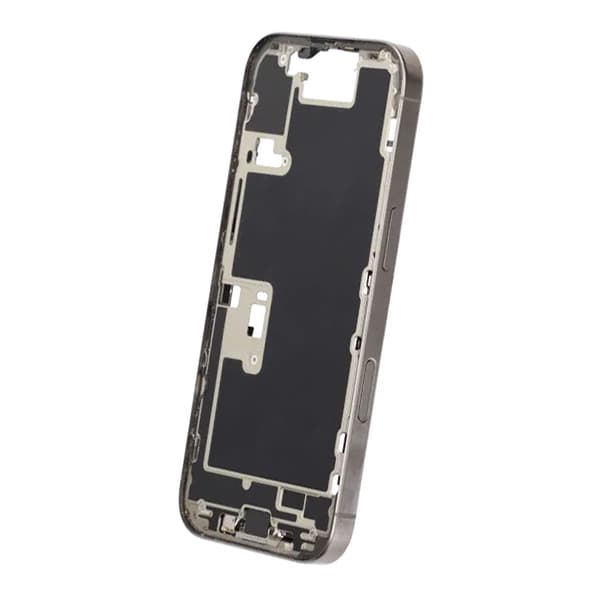 Mellemramme med smådele til iPhone 16 Pro - Naturlig Titanium OEM