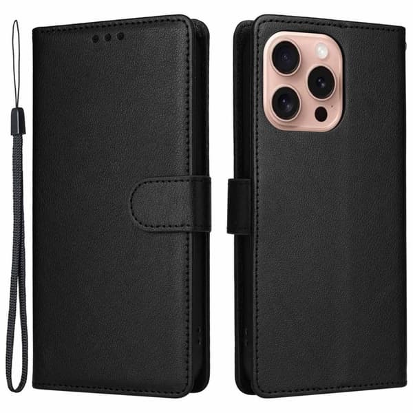 iPhone 16 Pro wallet cover - Sort