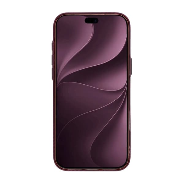 Amru Water Print Phone Case - iPhone 17 Pro Max/18 Pro Max Wine Red