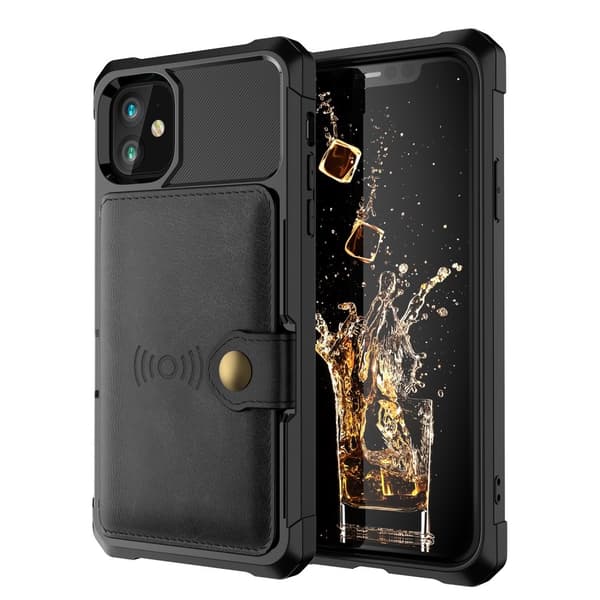 Stöd Case för iPhone 12 & 12 Pro - Svart