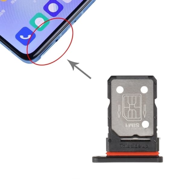 OnePlus 9 Simkortshållare - Svart