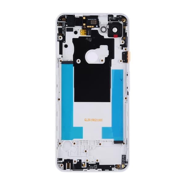 Google Pixel 3A Baksida/Komplett Ram OEM - Vit