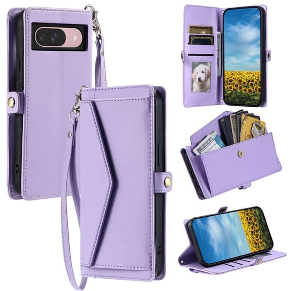 Google Pixel 10 Pro / Pixel 10 Wallet Cover - Lilla