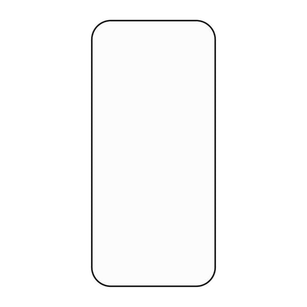 Skærmbeskytter til iPhone 17 Pro Max – 3D Hærdet Glas Sort RV Bulk Til Ramme