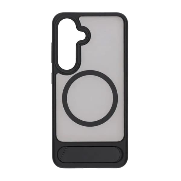 MagSafe-cover med stativ til Samsung Galaxy S25 - Sort