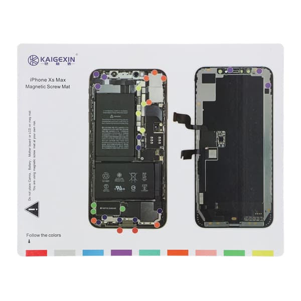 Magnetisk skruvmatta för iPhone XS Max