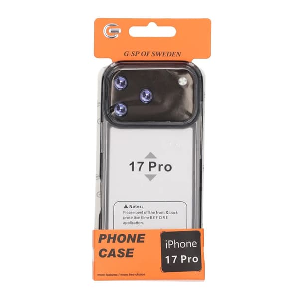 Stødsikkert mobilcover til iPhone 17 Pro - Sort
