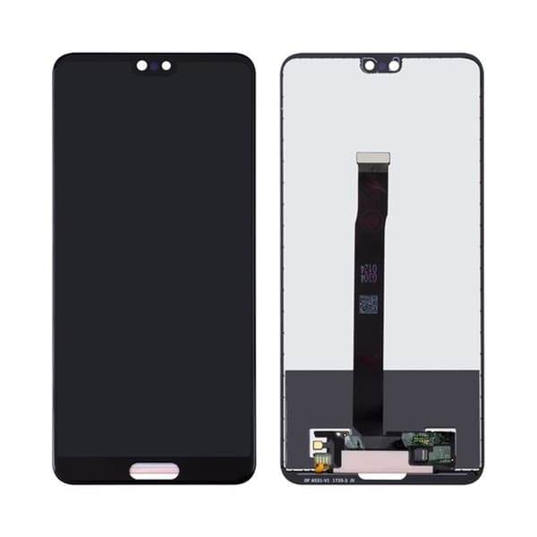 Huawei P20 Skærm/Display OEM - Sort