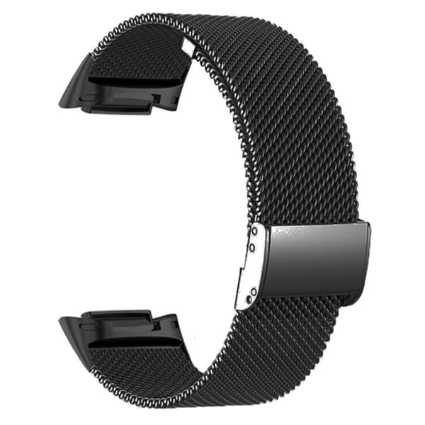 Fitbit Charge 6 / 5 Urrem i Metal - Sort