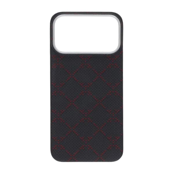 Kevlar Vævet Magnetisk Etui - iPhone 17 Pro Max Sort Tern