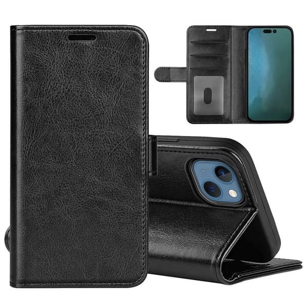 SiGN Wallet Cover til iPhone 15 - Sort