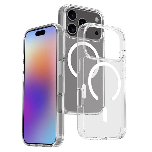 iPhone 18 Pro/17 Pro MagSafe -kuori - Läpinäkyvä