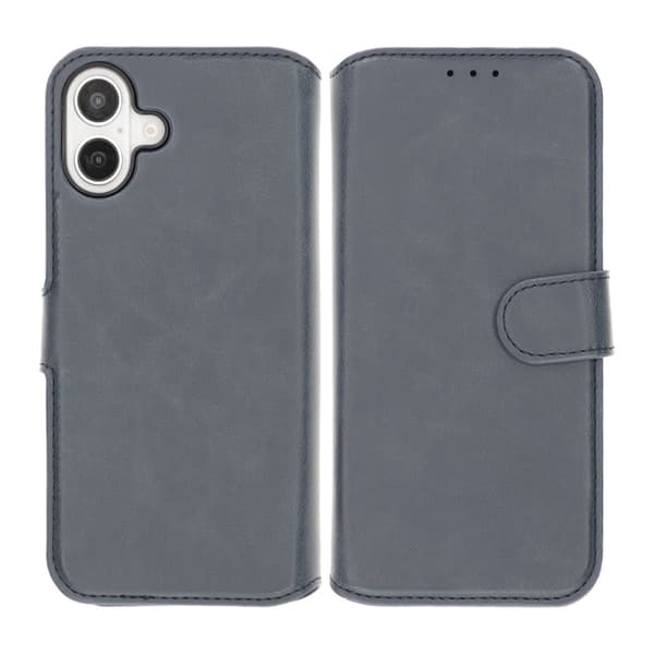 iPhone 16 Plus Pung Etui Magnet Rvelon - Blå