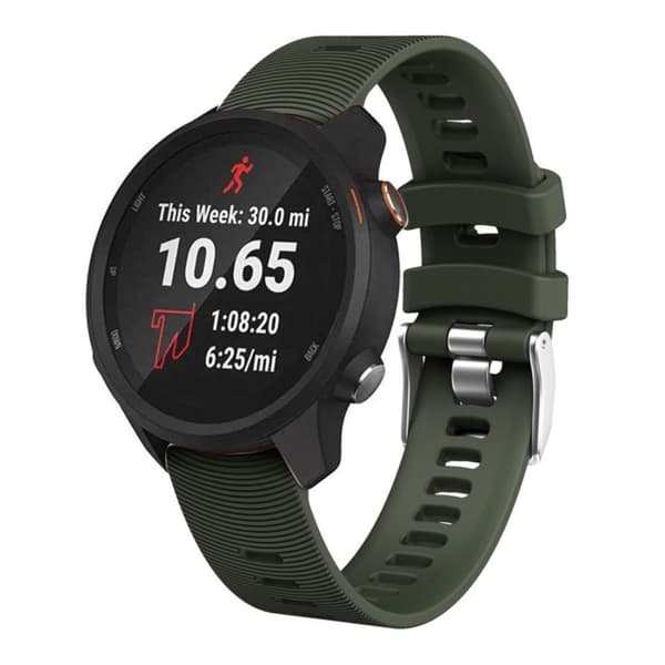 Garmin Forerunner 245 silikone urrem - Grøn