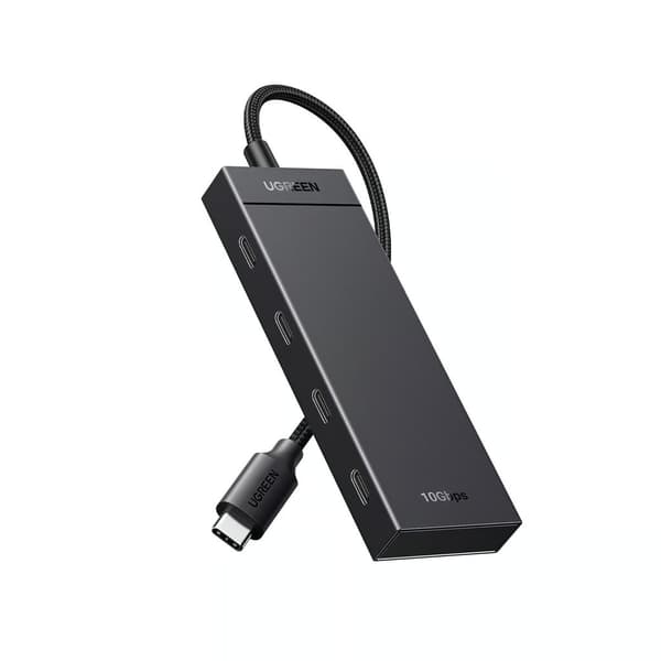 UGREEN USB-C-keskitin 2x USB-C / 2x USB-A - Musta