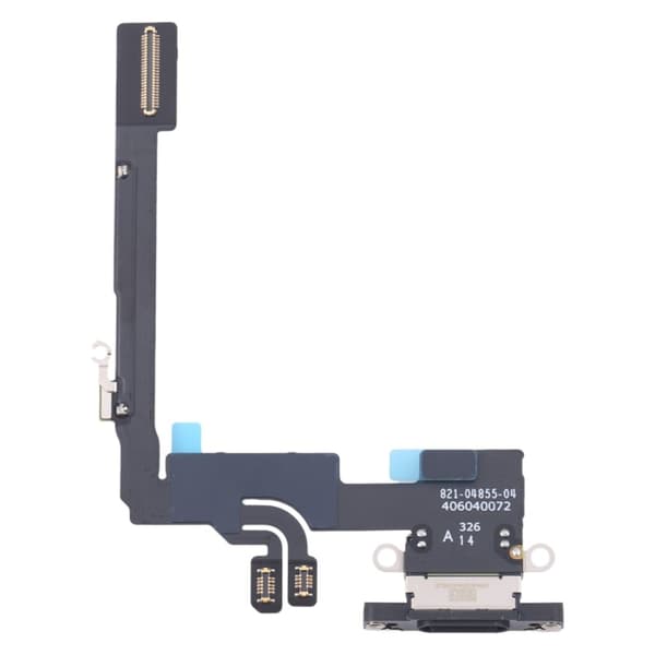iPhone 16 Pro Opladningsport Flex Kabel - Sort