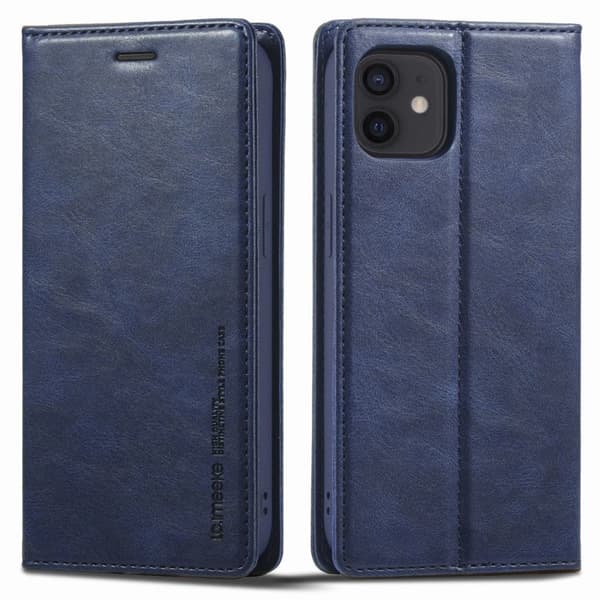 LC.IMEEKE iPhone 12 Mini Wallet Cover - Blå
