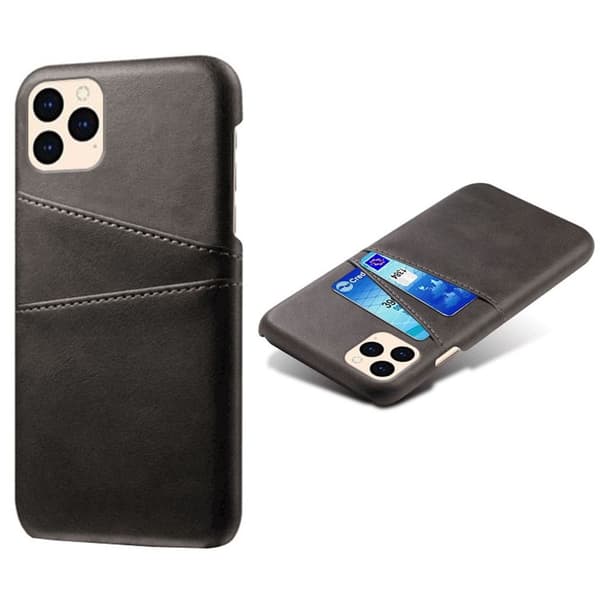 KSQ iPhone 12 Mini Cover med Kortlommer - Sort