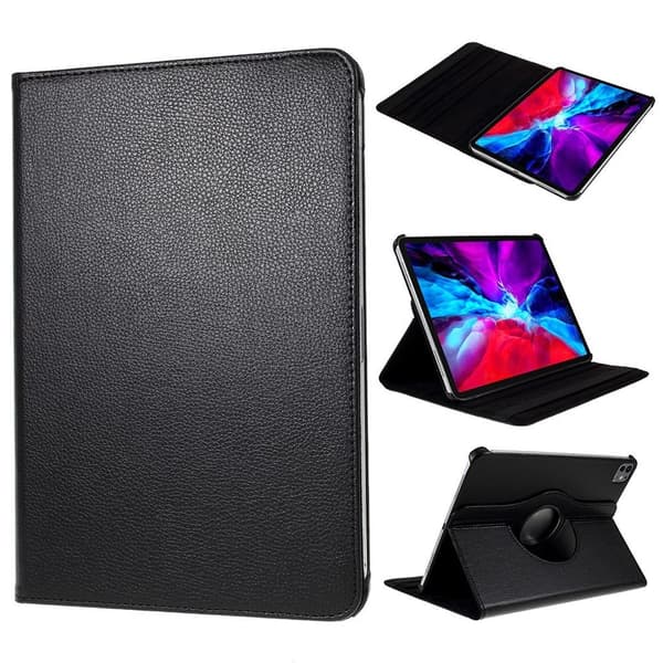 iPad Pro 13\" 2024 Cover med roterende stativ - Sort