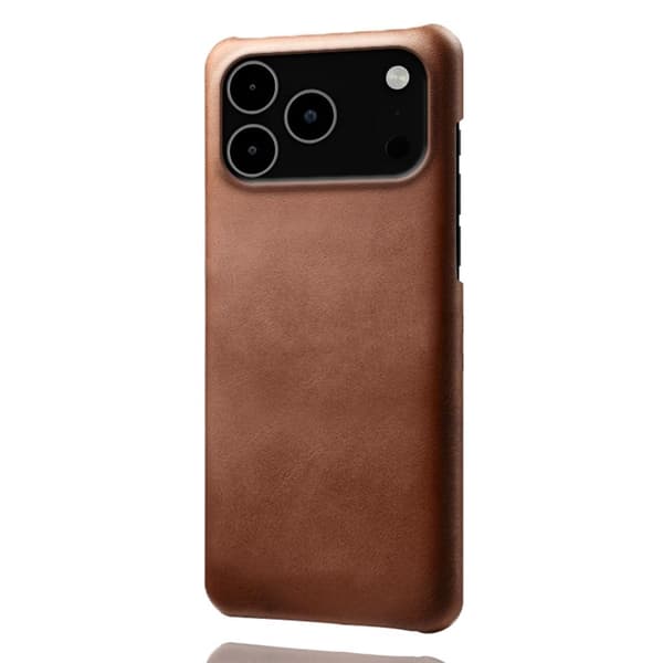 Fodral i PU-läder iPhone 18 Pro Max, iPhone 17 Pro Max - Brun