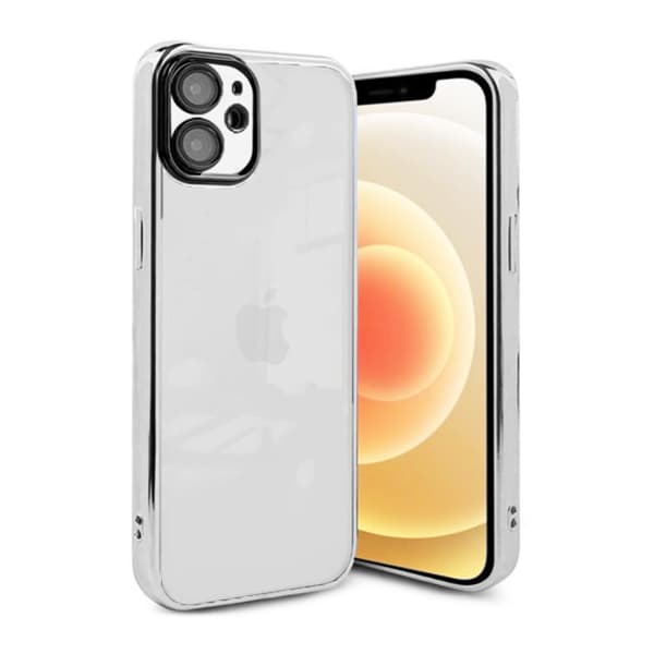 Ylellinen puhelinkotelo iPhone 12 - Hopea