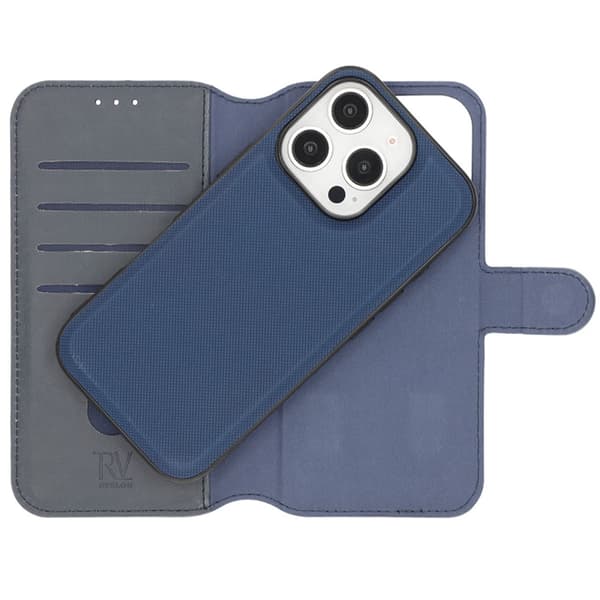 iPhone 16 Pro Max Plånboksfodral Magnet Rvelon - Blå