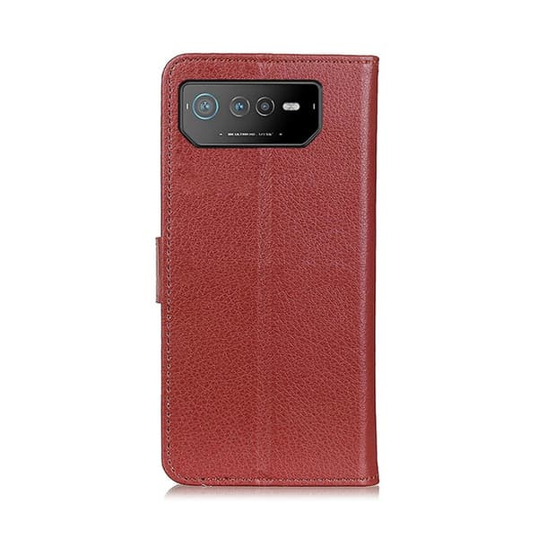 Asus ROG Phone 6 Plånboksfodral med Stativ - Brun