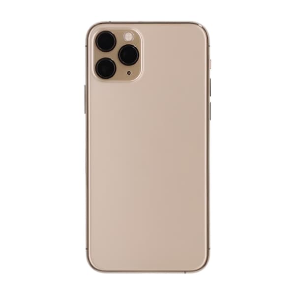 iPhone 11 Pro Baksida med Komplett Ram Premium - Guld