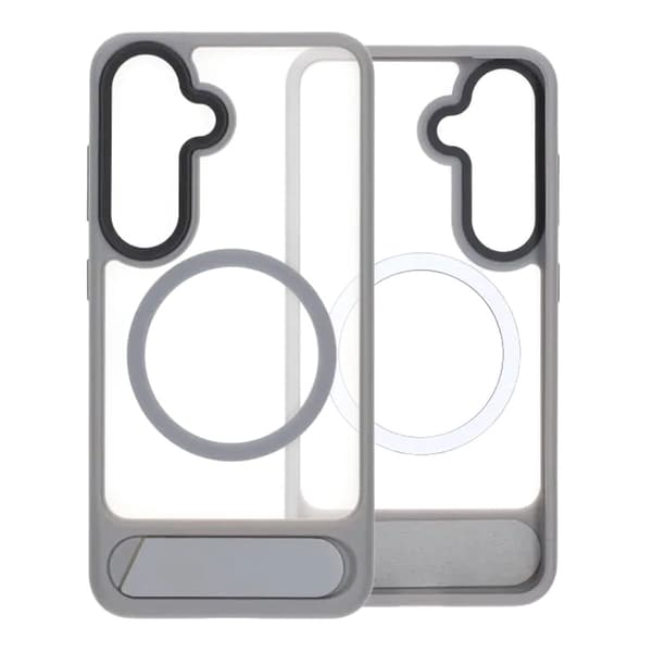 MagSafe-cover med stativ til Samsung Galaxy S25 - Grå