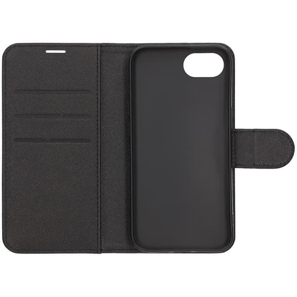 iPhone 16 Plånboksfodral med Stativ - Svart