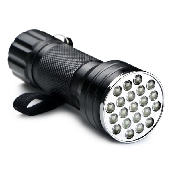 Ultravioletti taskulamppu LED-taskulamppu 21 LEDiä 395NM