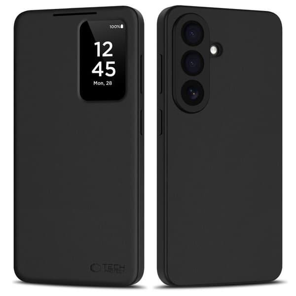 Tech-Protect Smart Wallet Cover til Samsung Galaxy S26 Plus - Sort