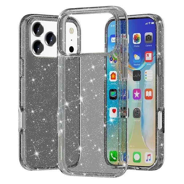 iPhone 17 Pro Max Akryylipuhelinkotelo - Musta