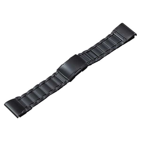 Garmin Tactix 7 Pro / Fenix 7X / 6X Pro Titanium stål urrem - Sort