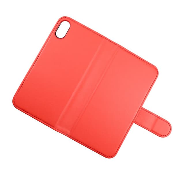 iPhone X/XS Plånboksfodral Magnet Rvelon - Röd