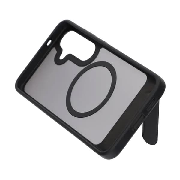 MagSafe-cover med stativ til Samsung Galaxy S25 Plus - Sort