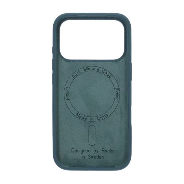 Rvelon Mobilskal Silikon MagSafe för iPhone 17 Pro Max - Grön