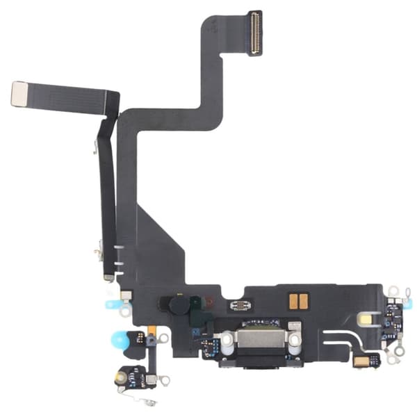 iPhone 14 Pro Opladerport Flex Kabel - Sort