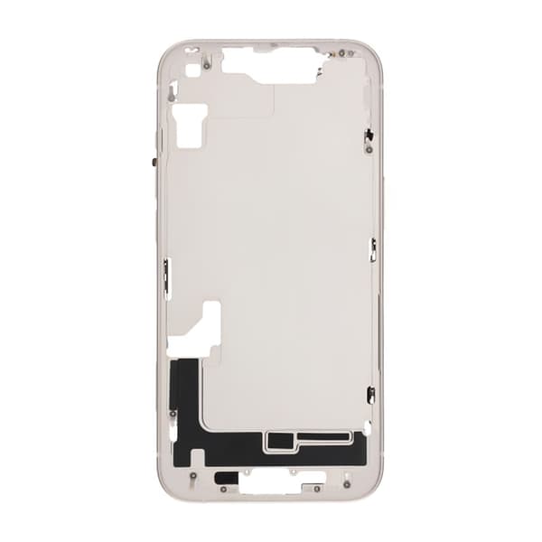 iPhone 14 Mellemramme med smådele OEM - Hvid